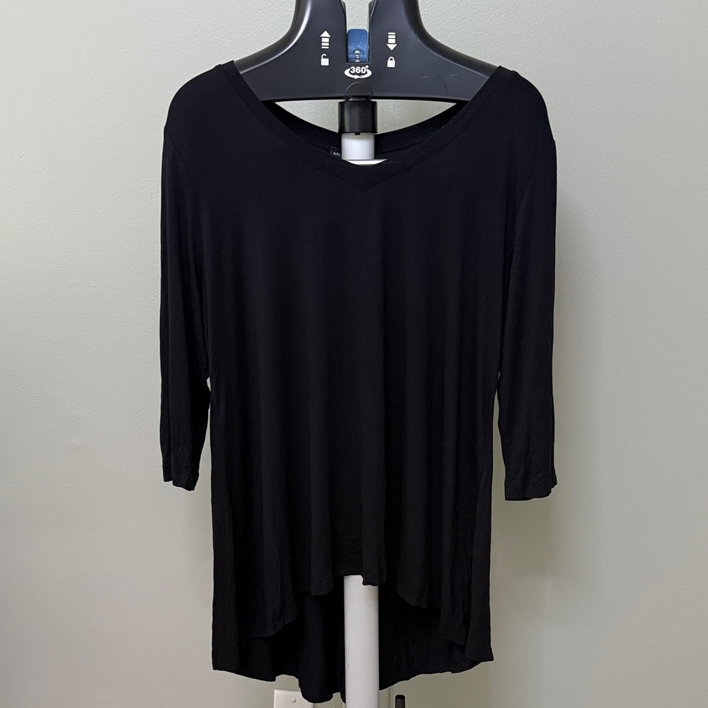 Nally & Millie Black Long Sleeve Top XL